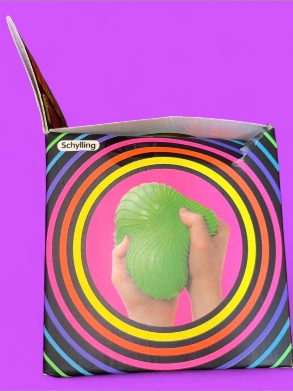💯 authentic Schylling Nee-Doh super Ripples green